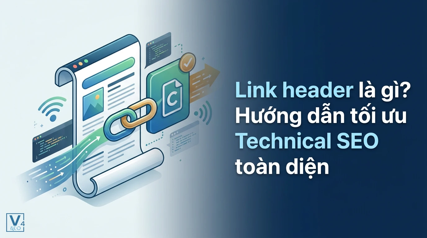 Mô hình kết nối dữ liệu qua Link header giúp tối ưu hóa Technical SEO và khai báo canonical cho file PDF.