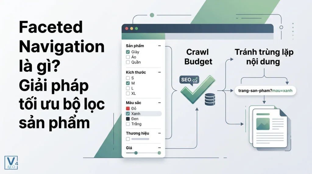 Faceted Navigation là gì? Giải pháp tối ưu bộ lọc sản phẩm chuẩn SEO 11 Mô hình tối ưu hóa faceted navigation giúp kiểm soát crawl budget và ngăn ngừa trùng lặp nội dung từ bộ lọc sản phẩm.