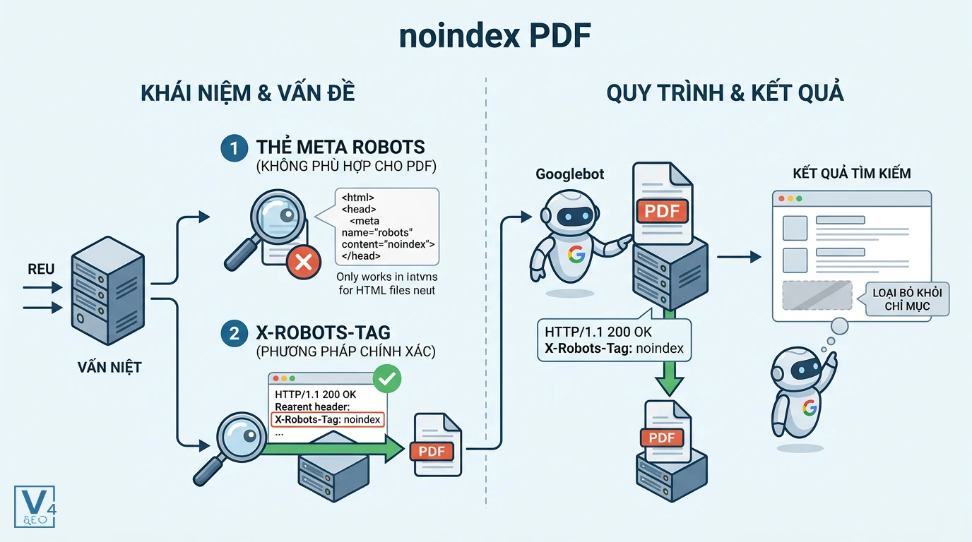 co-che-hoat-dong-noindex-pdf So sánh thẻ meta robots và X-Robots-Tag trong việc chặn lập chỉ mục file PDF trên Google.