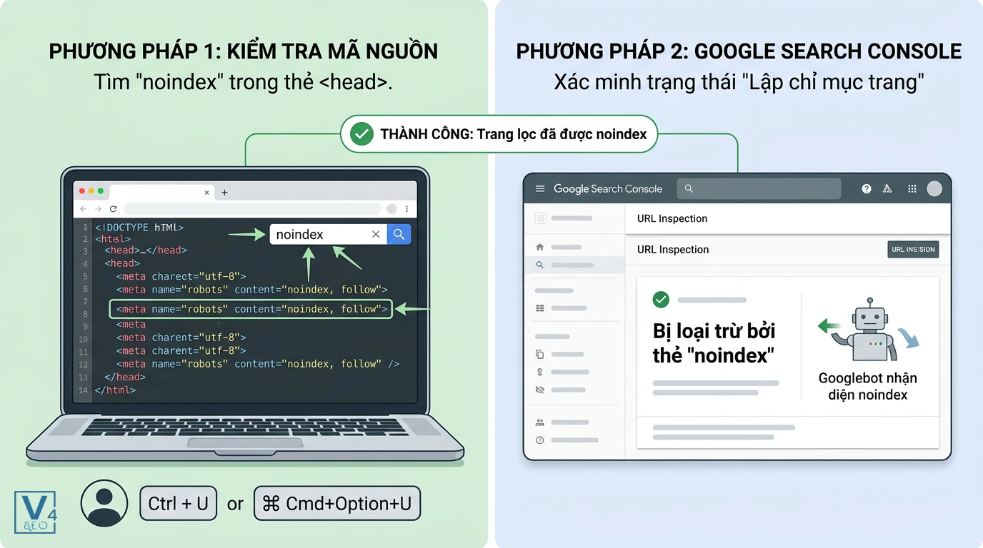 phuong-phap-kiem-tra-noindex-trang-loc Hai phương pháp kiểm tra noindex trang lọc thành công qua mã nguồn HTML và Google Search Console.