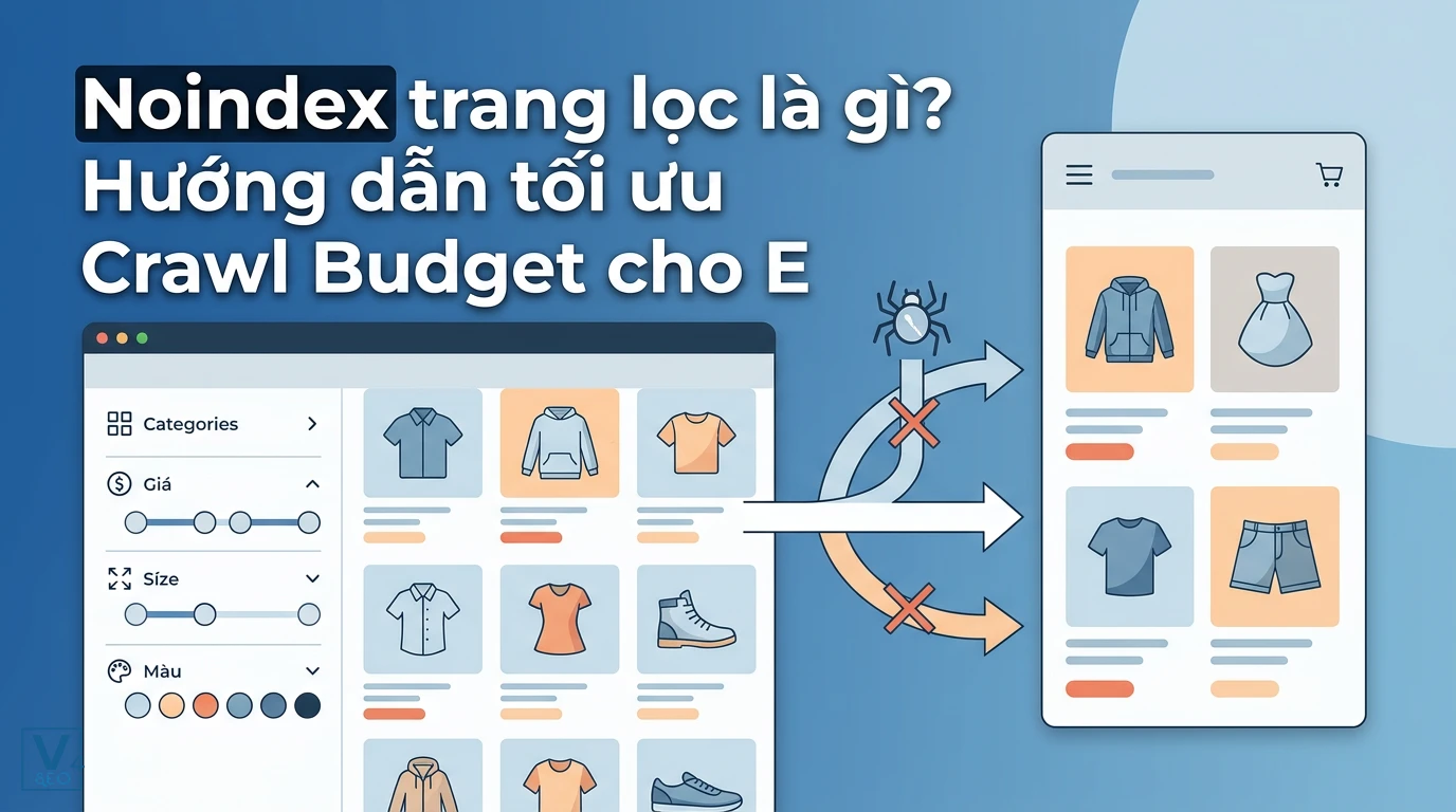 Mô hình chặn bot tìm kiếm thu thập dữ liệu các trang lọc sản phẩm trùng lặp trên website e-commerce.