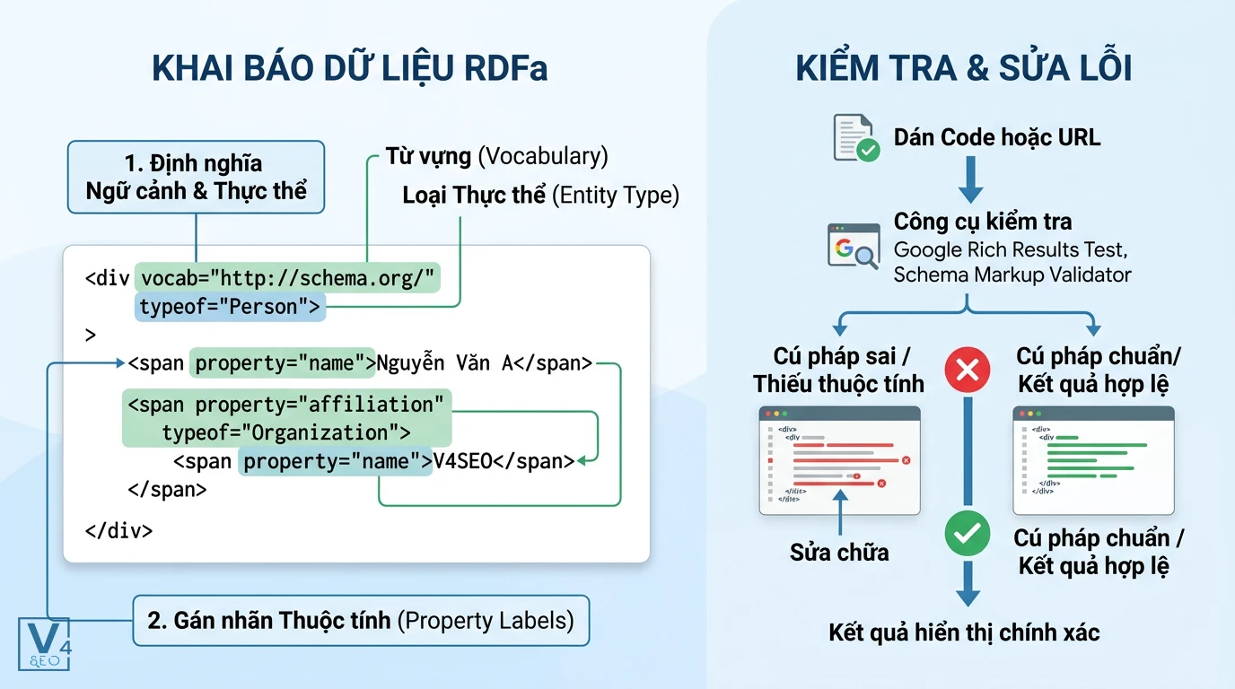 quy-trinh-khai-bao-va-kiem-tra-rdfa Quy trình khai báo dữ liệu cấu trúc bằng RDFa và các bước kiểm tra sửa lỗi cú pháp