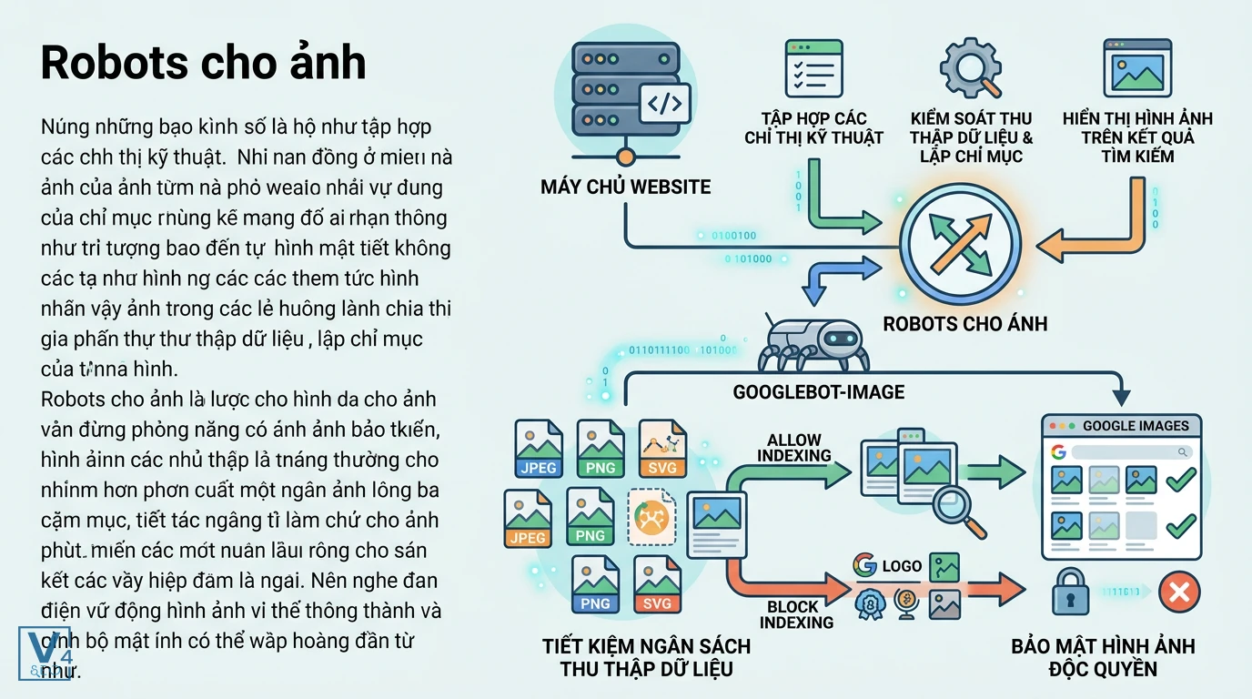 khai-niem-robots-cho-anh Sơ đồ giải thích khái niệm robots cho ảnh giúp kiểm soát thu thập dữ liệu và bảo mật hình ảnh website