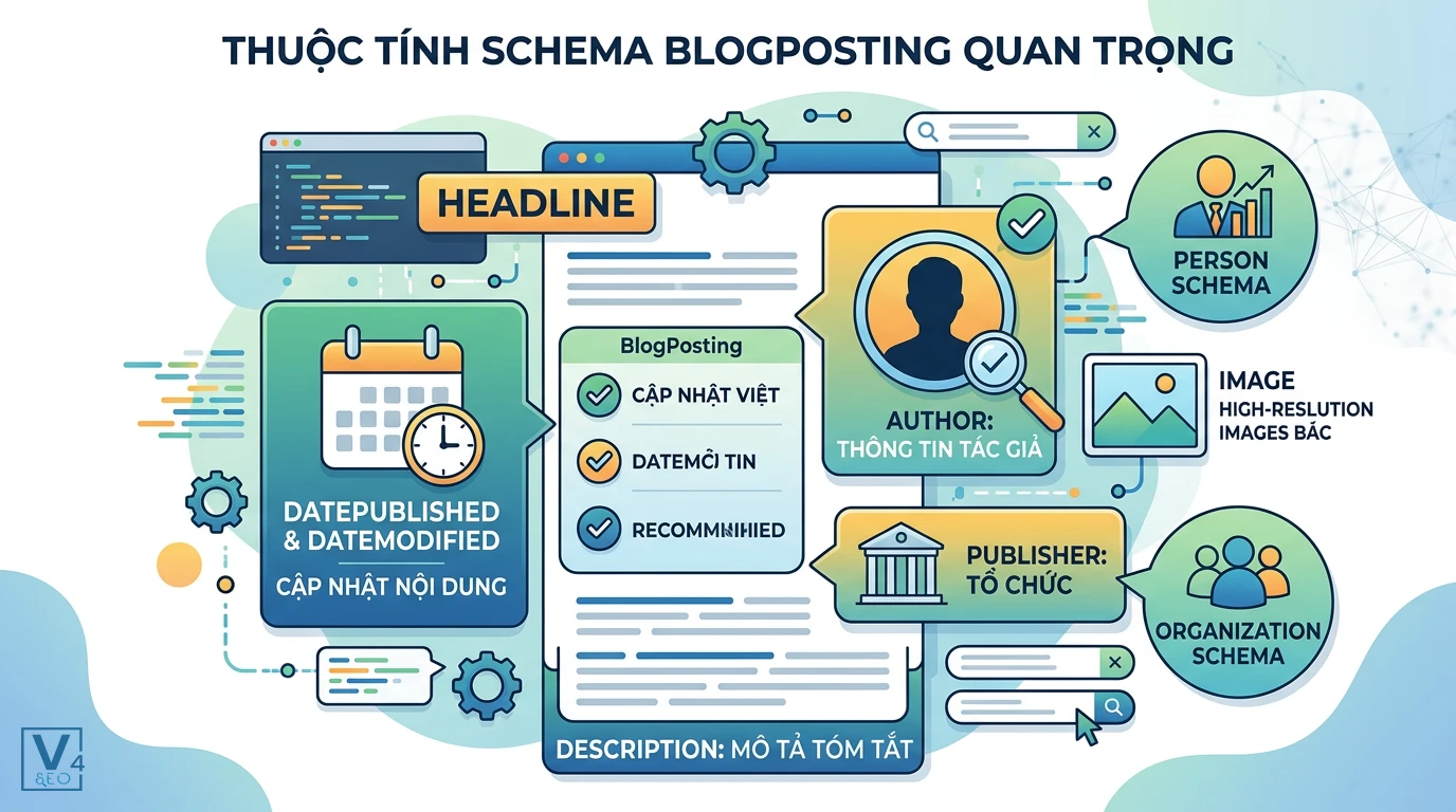 cac-thuoc-tinh-schema-blogposting Các thuộc tính cốt lõi cấu thành cấu trúc dữ liệu schema BlogPosting chuẩn SEO cho bài viết