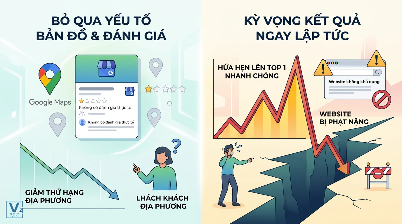 sai-lam-seo-spa-can-tranh Hai sai lầm nghiêm trọng khi làm SEO cho spa gồm bỏ qua Google Maps và kỳ vọng kết quả nhanh dẫn đến bị phạt nặng.