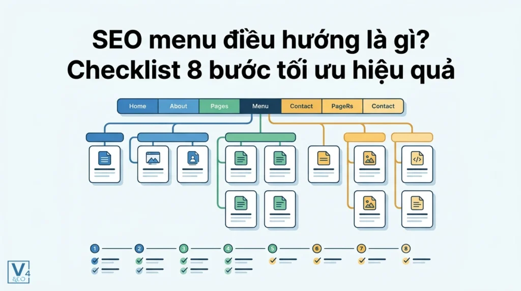 SEO menu điều hướng là gì? Checklist 8 bước tối ưu hiệu quả 15 Mô hình cấu trúc SEO menu điều hướng giúp phân bổ PageRank và tối ưu hóa trải nghiệm người dùng trên website.