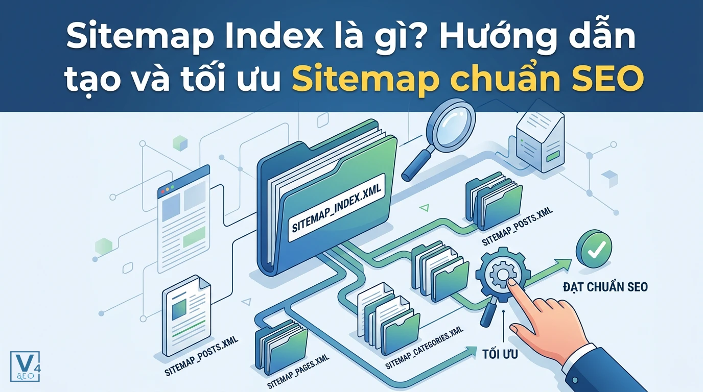 Mô hình sitemap index là gì giúp quản lý và liên kết các file sitemap con tối ưu cho công cụ tìm kiếm