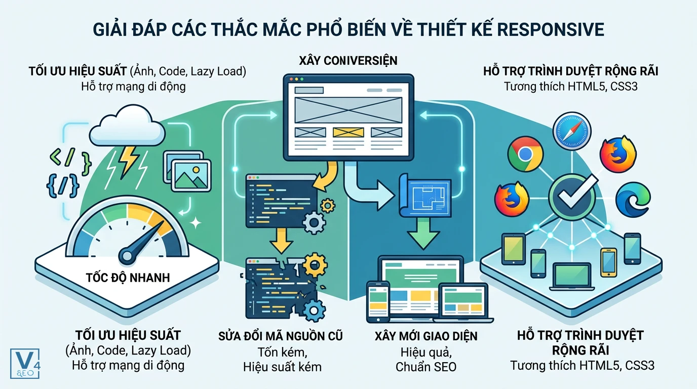 giai-dap-thac-mac-thiet-ke-responsive Giải đáp thắc mắc về thiết kế responsive gồm tối ưu hiệu suất, chuyển đổi mã nguồn cũ và khả năng tương thích trình duyệt.