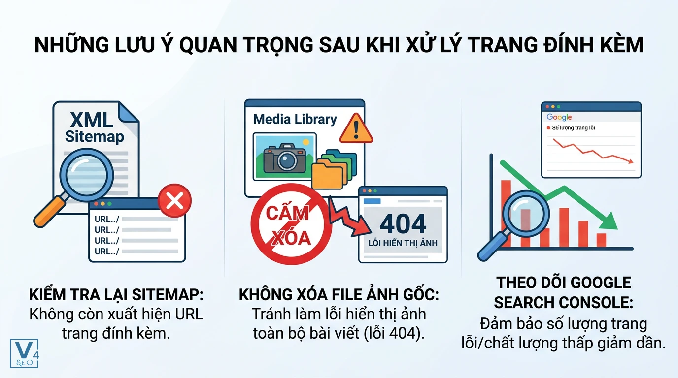 luu-y-sau-khi-xu-ly-trang-dinh-kem Ba bước kiểm tra quan trọng sau khi xử lý trang đính kèm gồm rà soát sitemap, giữ ảnh gốc và theo dõi Search Console.