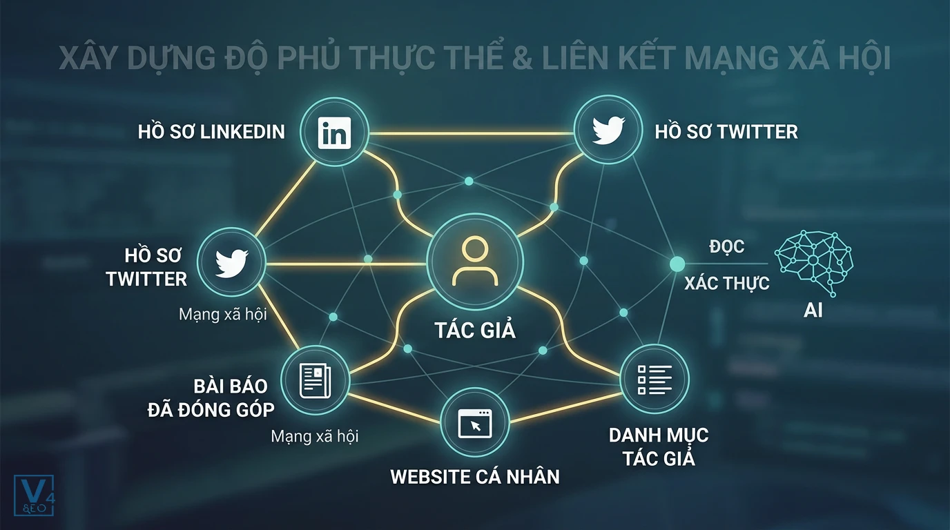 lien-ket-thuc-the-trang-tac-gia Mô hình liên kết trang tác giả với mạng xã hội và website cá nhân giúp AI xác thực thực thể thương hiệu dễ dàng
