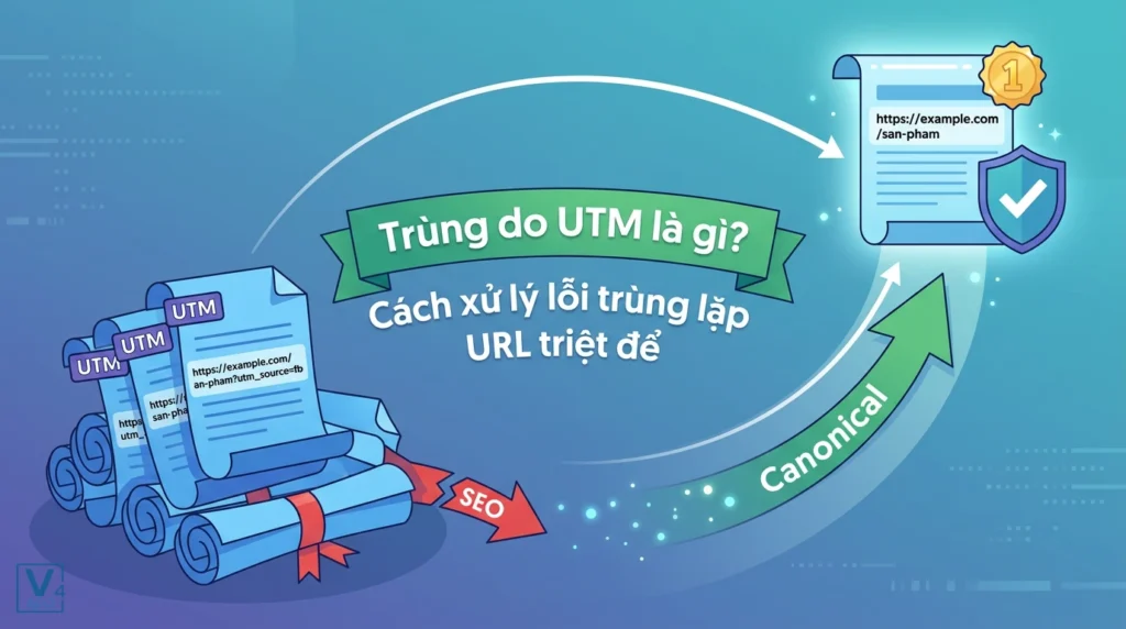 Giải pháp sử dụng thẻ Canonical để khắc phục lỗi trùng lặp URL do gắn tham số UTM trong SEO