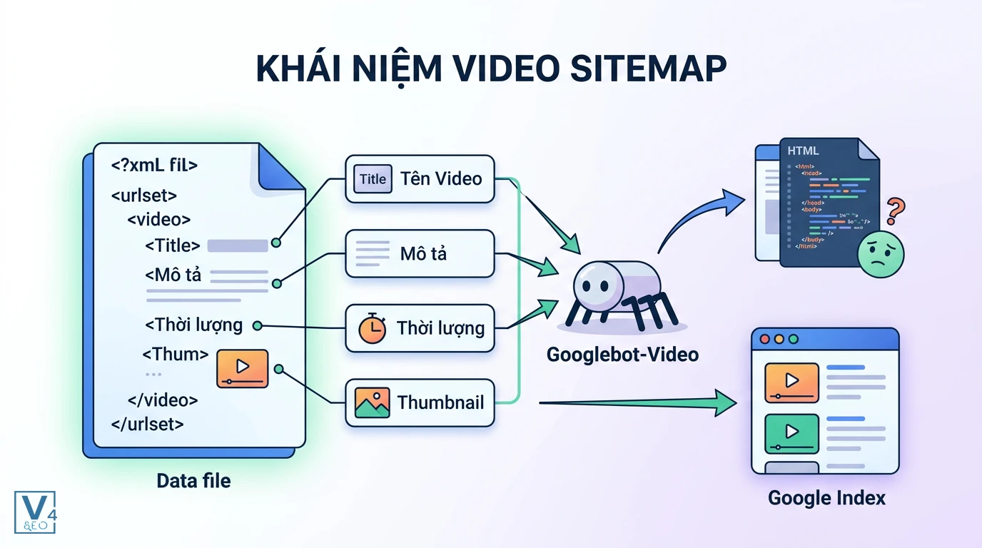 so-do-hoat-dong-video-sitemap Cách video sitemap cung cấp siêu dữ liệu trực tiếp cho Googlebot giúp lập chỉ mục video nhanh chóng