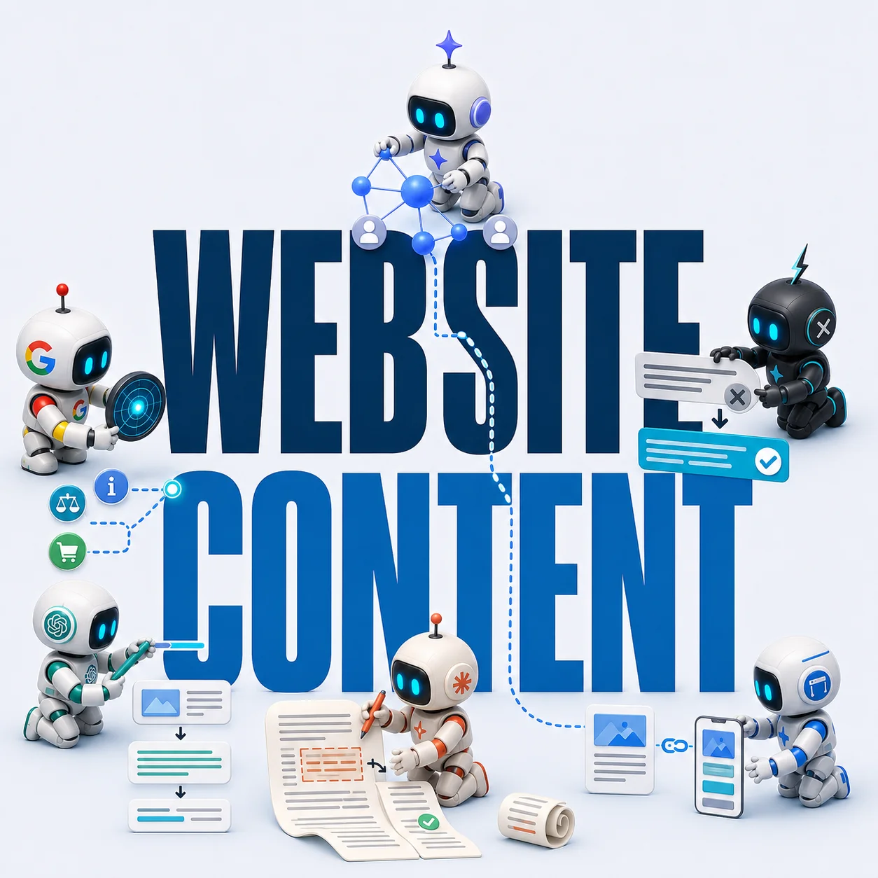 Minh họa dịch vụ Content Website của V4SEO