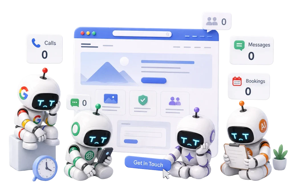Dịch vụ thiết kế Website Nha Trang giá rẻ, uy tín, chất lượng 1 website-khong-co-khach-concept